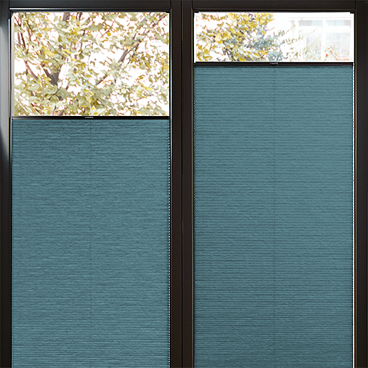 Perfect Fit Duette® Sample - Dim Out Brittany Blue - Blinds4All.co.uk