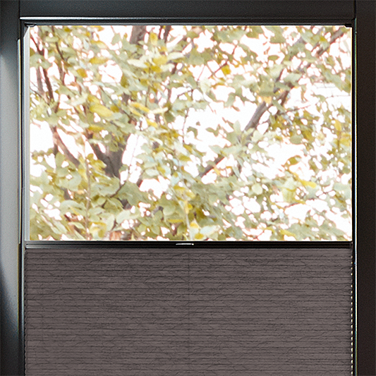 Perfect Fit Duette® Sample - Dim Out Choclat - Blinds4All.co.uk