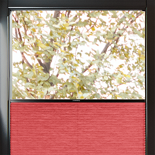 Perfect Fit Duette® Sample - Dim Out Moulin Rouge - Blinds4All.co.uk