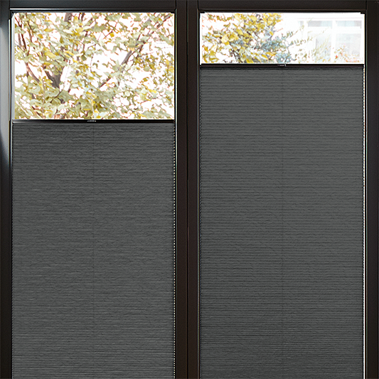 Duette® MultiFit Blind Room Darkening Charcoal - Blinds4All.co.uk
