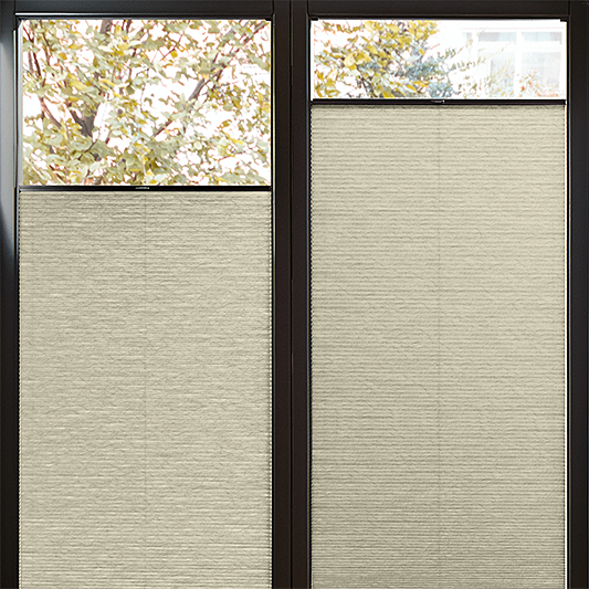 Perfect Fit Duette® Sample - Room Darkening Oyster - Blinds4All.co.uk