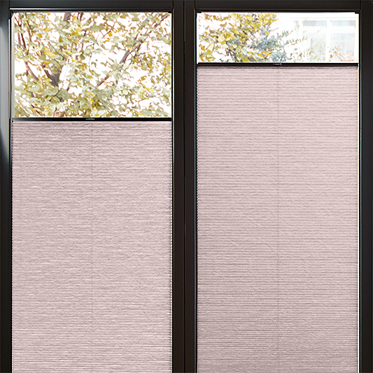 Perfect Fit Duette® Sample - Room Darkening Baby Pink - Blinds4All.co.uk
