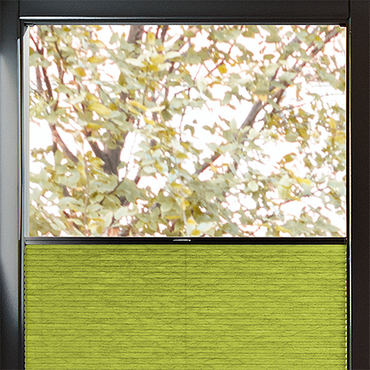 Perfect Fit Duette® Sample - Room Darkening Bright Spring - Blinds4All.co.uk