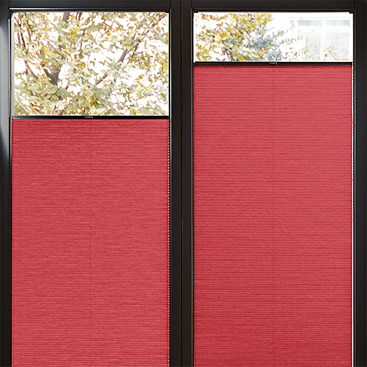 Perfect Fit Duette® Sample - Room Darkening Red - Blinds4All.co.uk