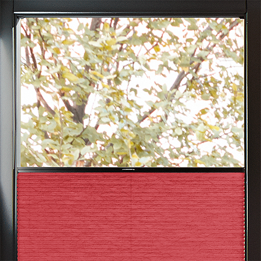 Duette® MultiFit Blind Room Darkening Red - Blinds4All.co.uk