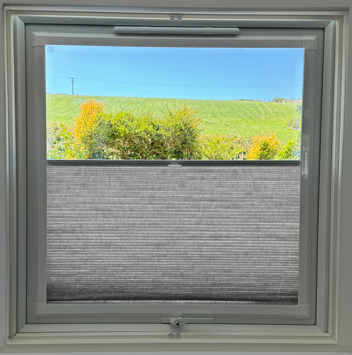 Perfect Fit Duette® Blind Dim Out Brushed Nickel - Blinds4All.co.uk