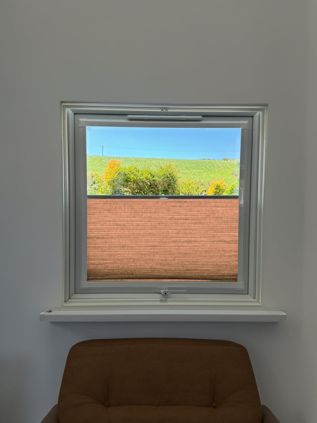 Perfect Fit Duette® Blind Dim Out Carrot - Blinds4All.co.uk