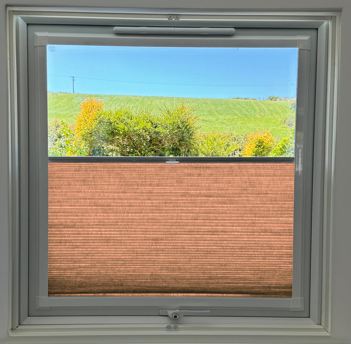 Perfect Fit Duette® Blind Dim Out Carrot - Blinds4All.co.uk