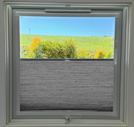 Perfect Fit Duette® Blind Dim Out Charcoal - Blinds4All.co.uk