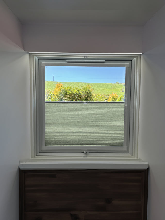 Perfect Fit Duette® Blind Dim Out Fog Green - Blinds4All.co.uk