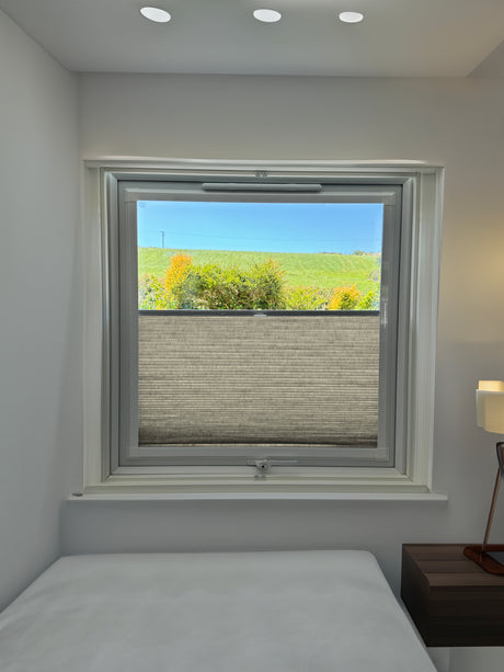 Perfect Fit Duette® Blind Dim Out Oyster Grey - Blinds4All.co.uk