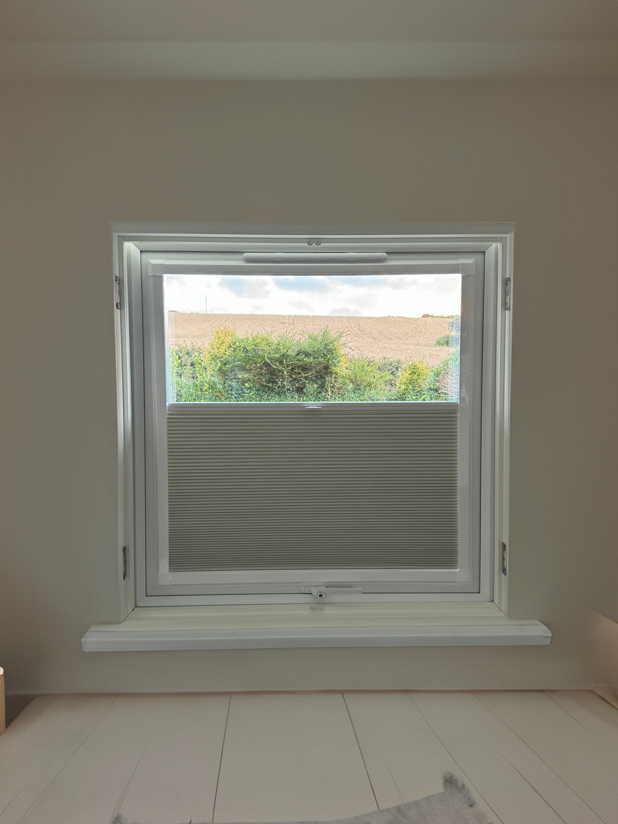 Perfect Fit Duette® Blind Room Darkening Abbey Stone - Blinds4All.co.uk