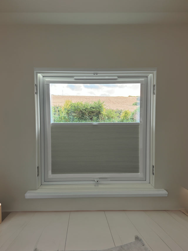 Perfect Fit Duette® Blind Room Darkening Abbey Stone - Blinds4All.co.uk