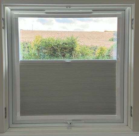 Perfect Fit Duette® Blind Room Darkening Abbey Stone - Blinds4All.co.uk