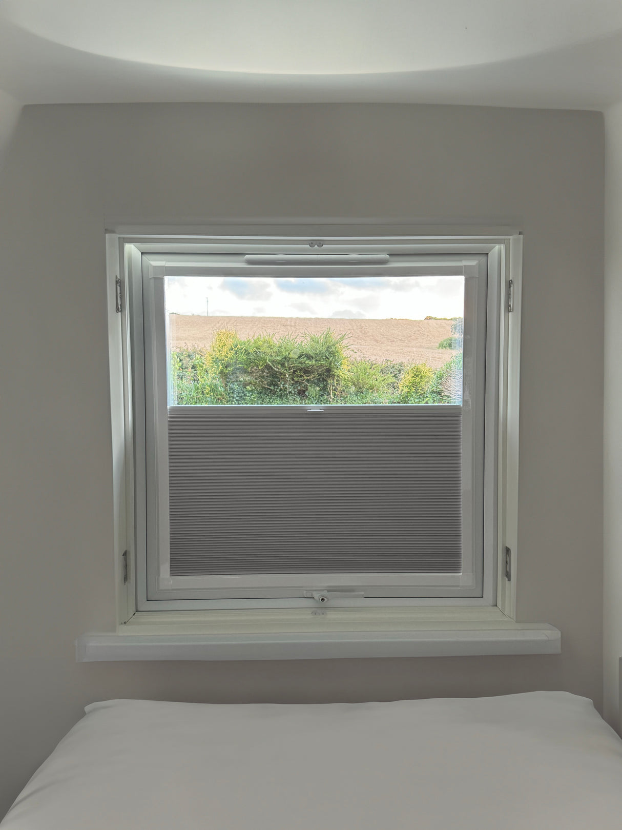 Perfect Fit Duette® Blind Room Darkening Agate Grey - Blinds4All.co.uk
