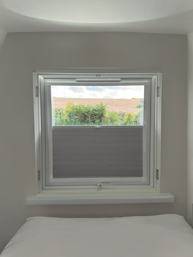 Perfect Fit Duette® Blind Room Darkening Agate Grey - Blinds4All.co.uk