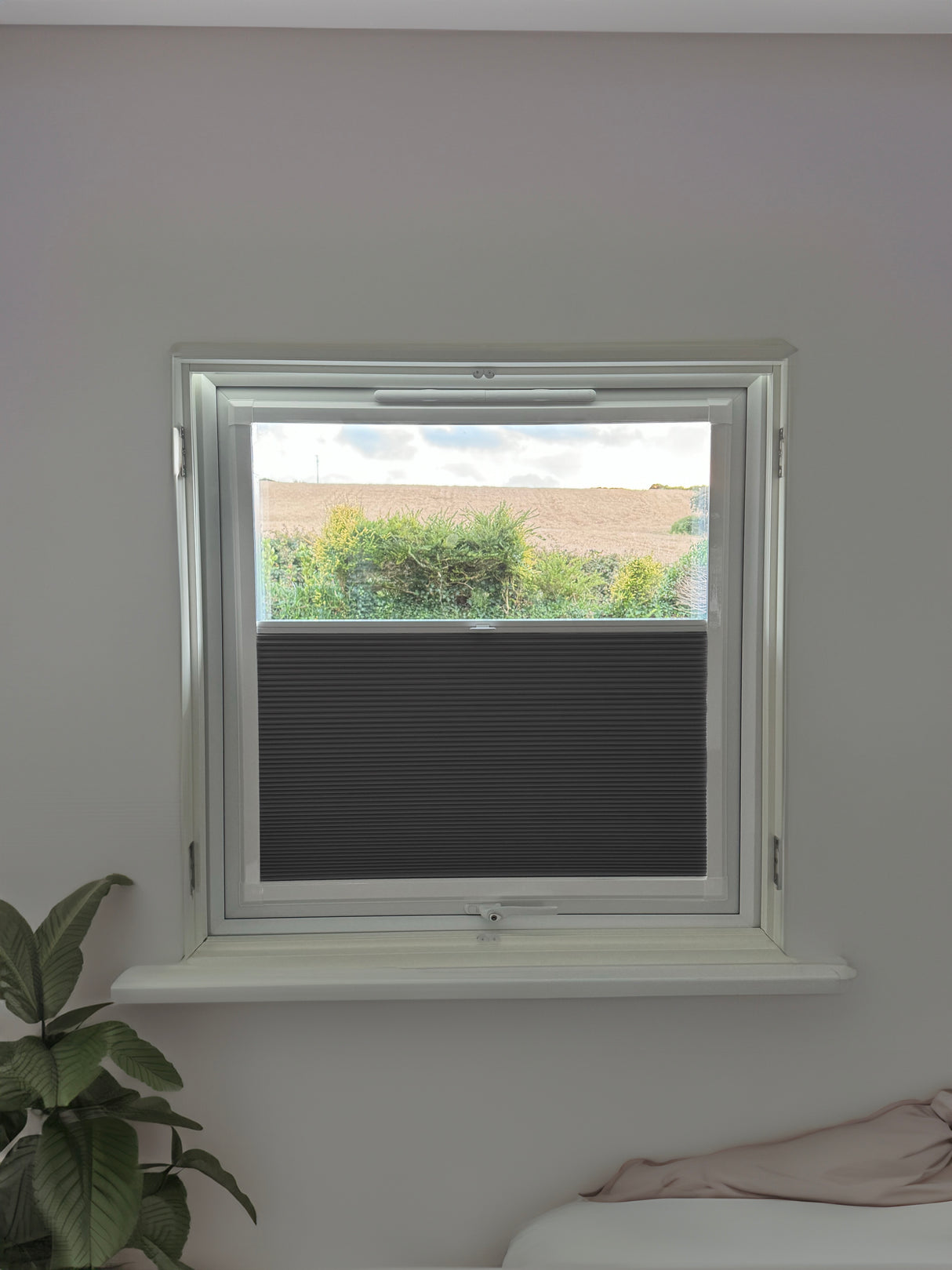 Perfect Fit Duette® Blind Room Darkening Charcoal - Blinds4All.co.uk