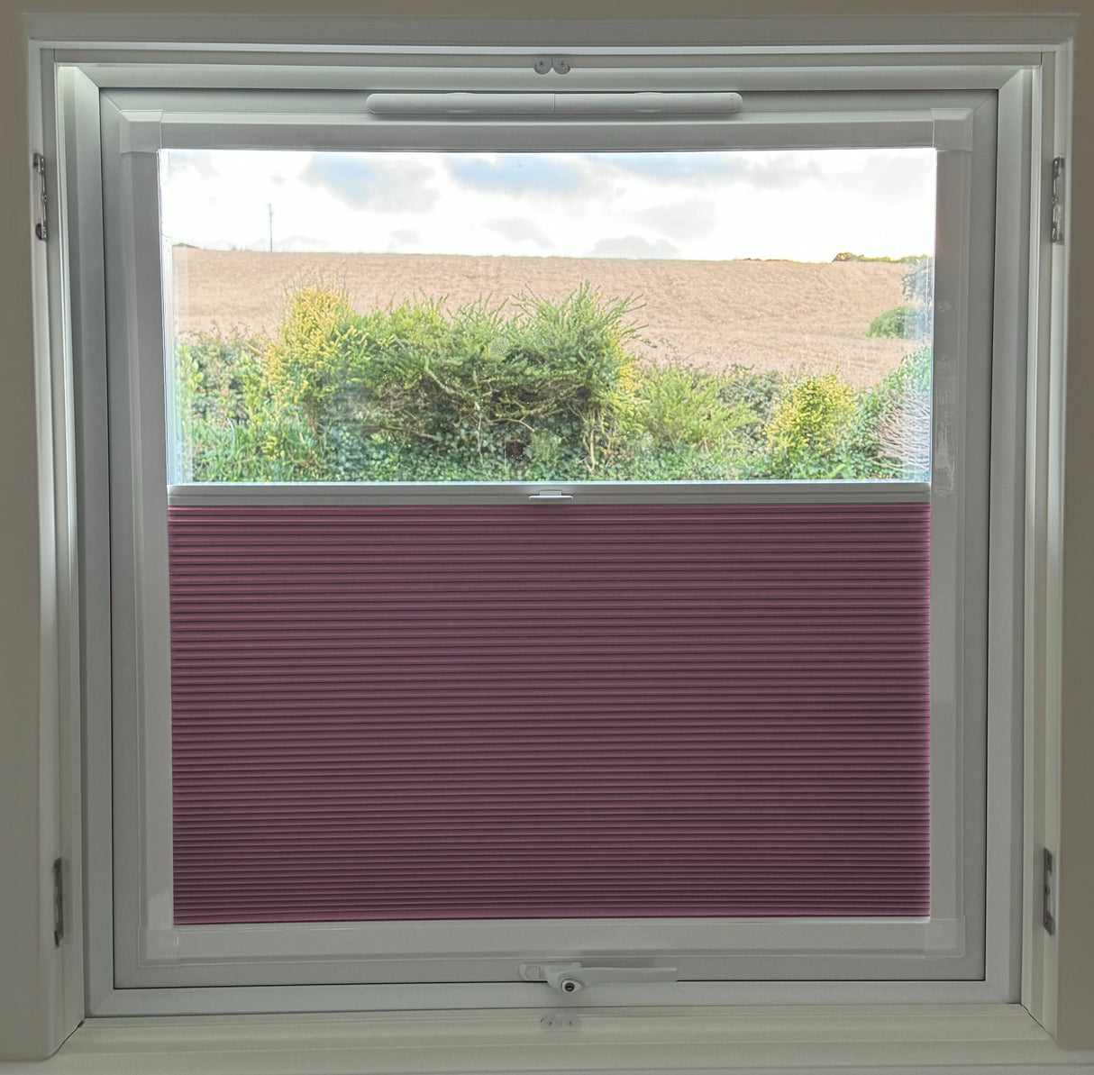 Perfect Fit Duette® Blind Room Darkening Mulberry - Blinds4All.co.uk