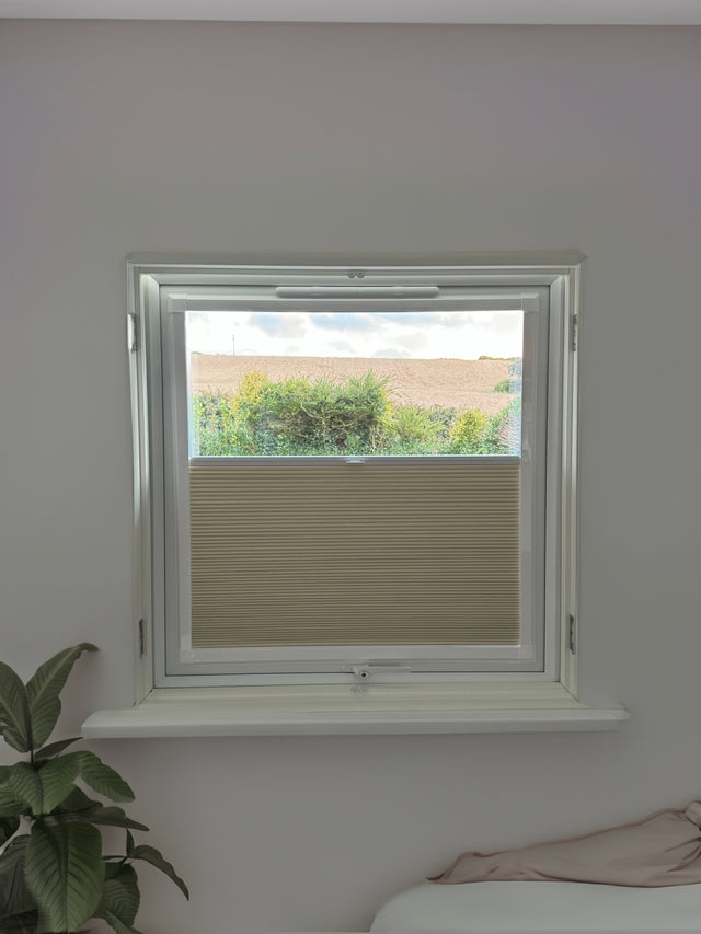 Perfect Fit Duette® Blind Room Darkening Oyster Grey - Blinds4All.co.uk