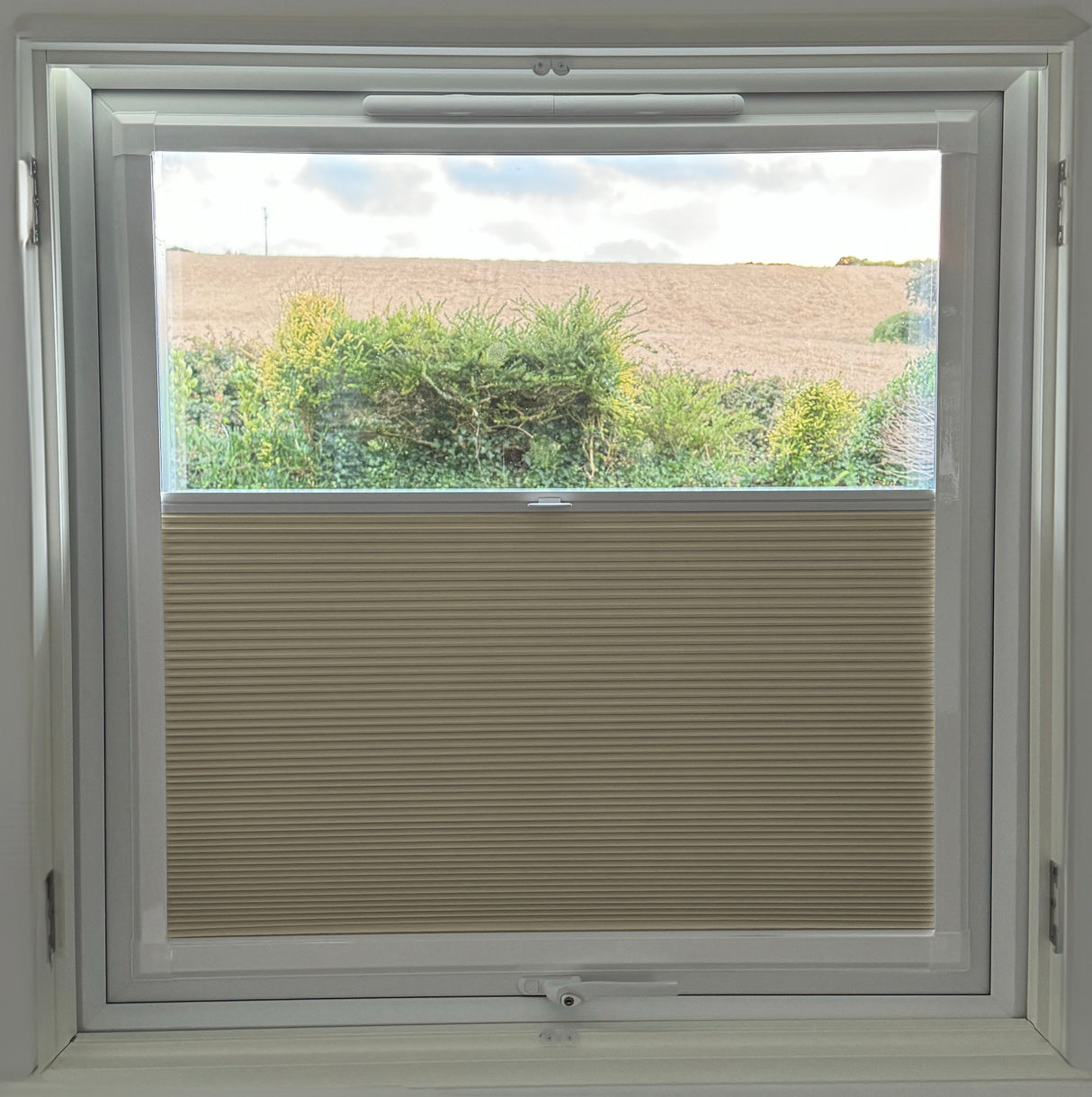 Perfect Fit Duette® Blind Room Darkening Oyster Grey - Blinds4All.co.uk
