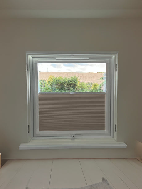 Perfect Fit Duette® Blind Room Darkening Oyster - Blinds4All.co.uk