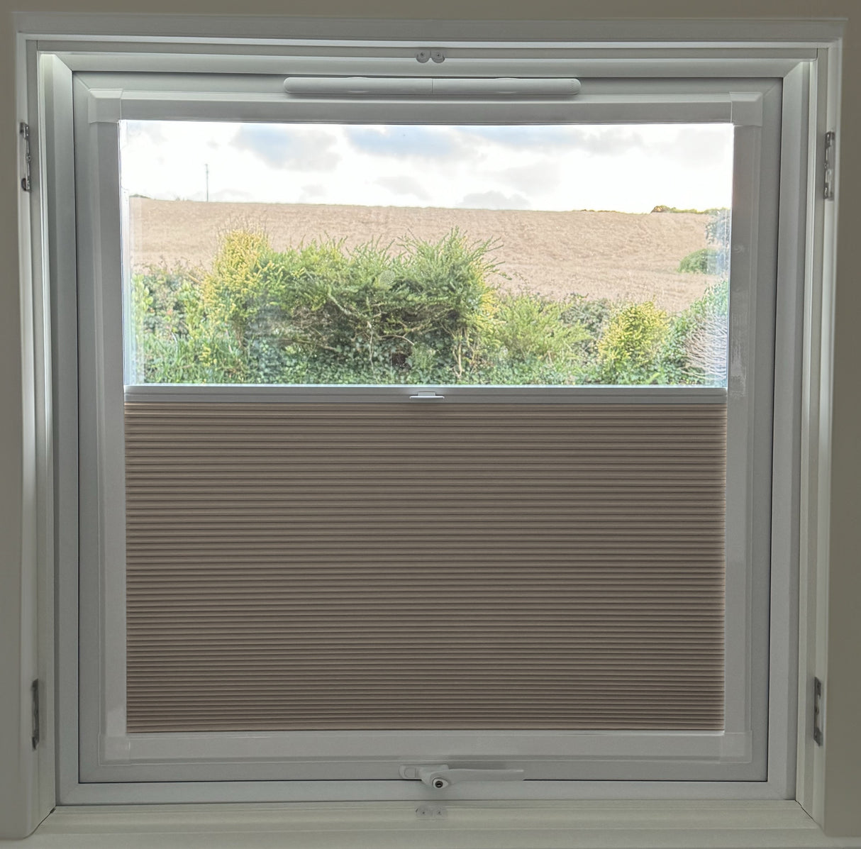 Perfect Fit Duette® Blind Room Darkening Oyster - Blinds4All.co.uk