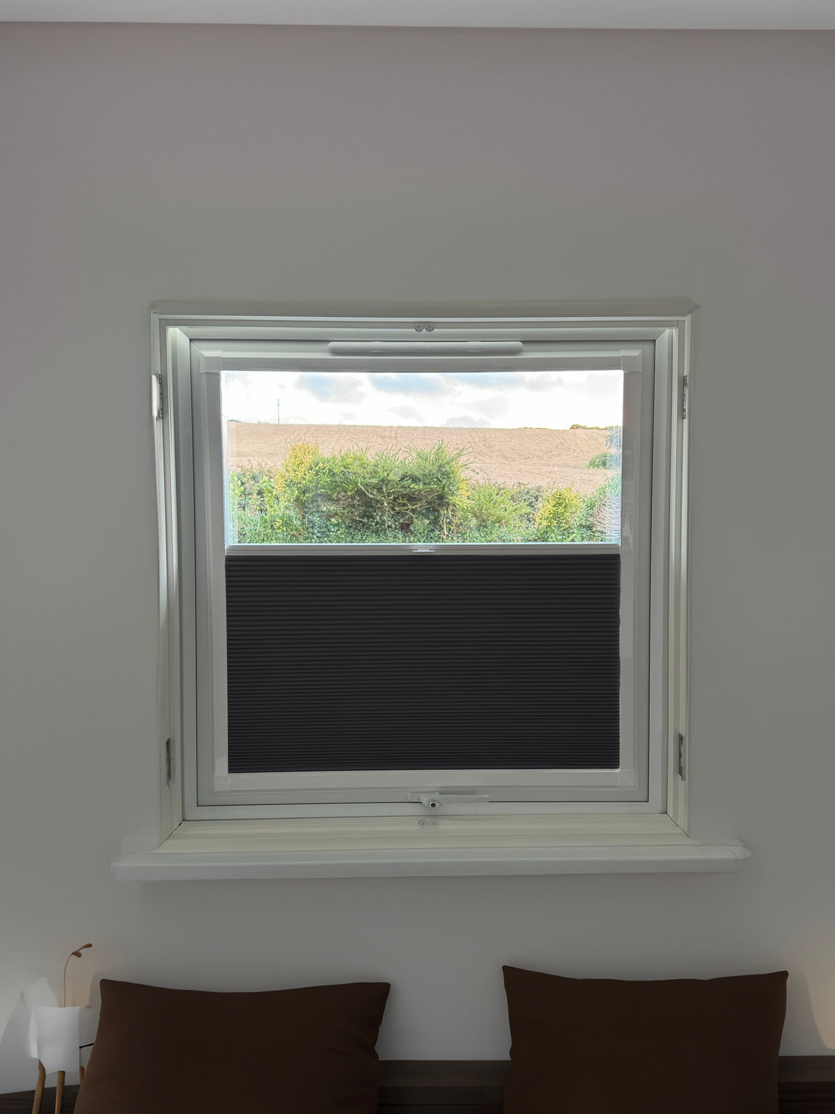 Perfect Fit Duette® Blind Room Darkening Raven - Blinds4All.co.uk