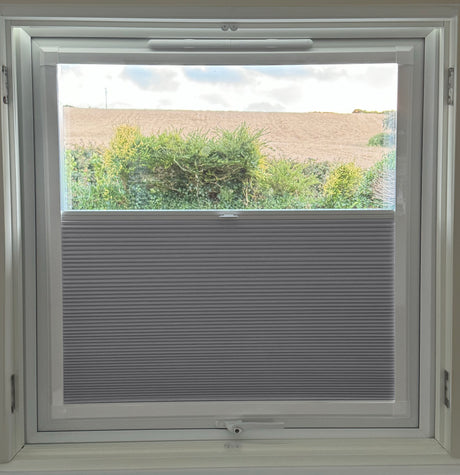 Perfect Fit Duette® Blind Room Darkening Swan White - Blinds4All.co.uk