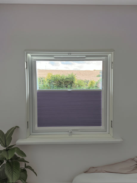 Perfect Fit Duette® Blind Room Darkening Rich Amethyst - Blinds4All.co.uk