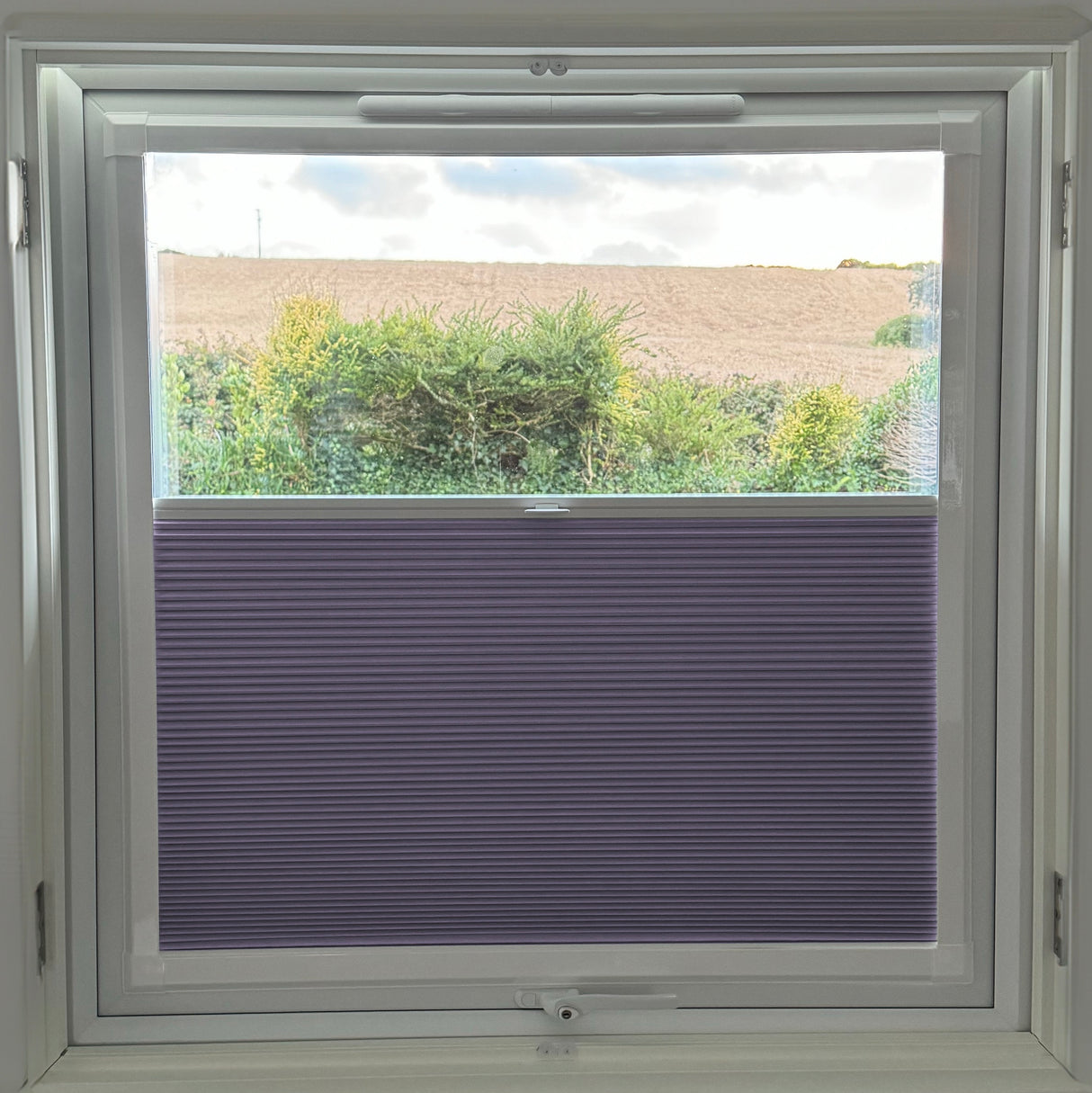Perfect Fit Duette® Blind Room Darkening Rich Amethyst - Blinds4All.co.uk