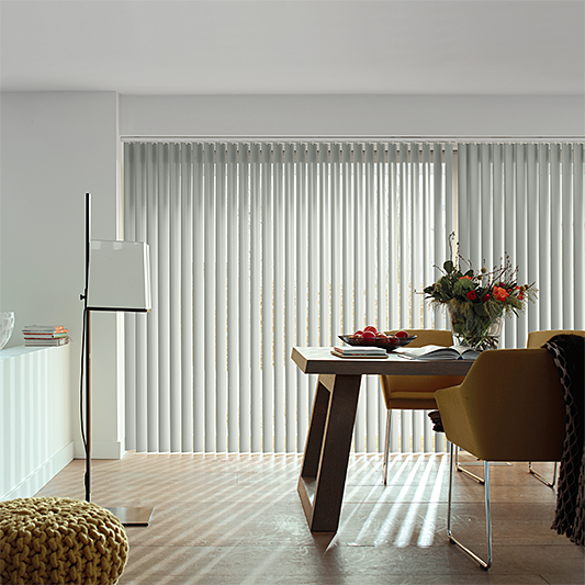 Palette Bright White Vertical Blind - Blinds4All.co.uk