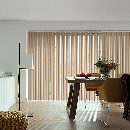 Palette Almond Vertical Blind - Blinds4All.co.uk