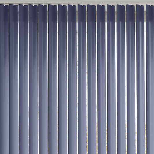 Palette Dark Blue Vertical Blind - Blinds4All.co.uk