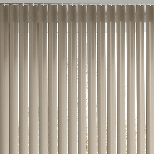 Splash Hessian Vertical Blind - Blinds4All.co.uk