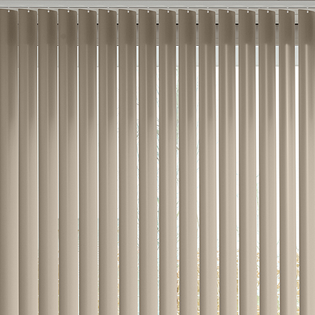 Bella Hessian Vertical Blind - Blinds4All.co.uk