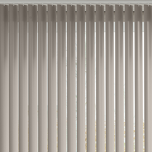 Bella Taupe Vertical Blind - Blinds4All.co.uk