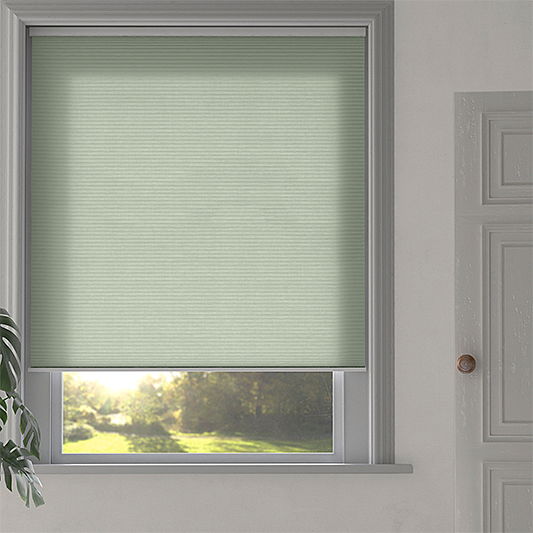 Duette® SmartCord® Dim Out Fog Green - Blinds4All.co.uk