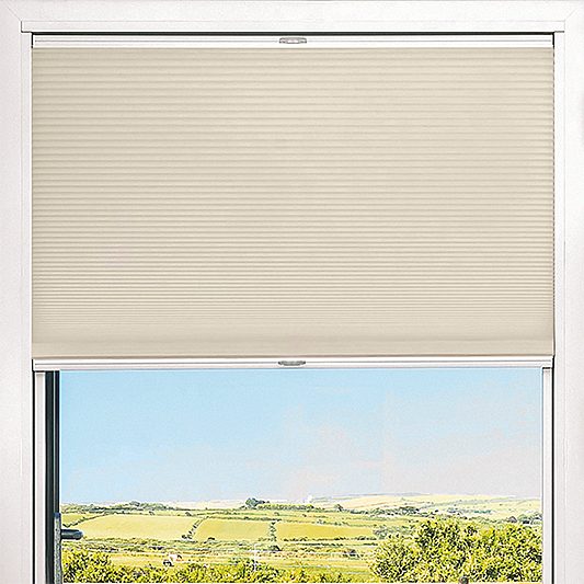 Duette® TruFit® Sample - Dim Out Oyster Grey - Blinds4All.co.uk