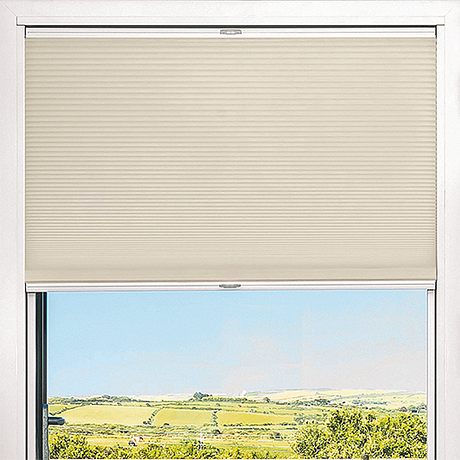 Duette® TruFit® Sample - Dim Out Oyster Grey - Blinds4All.co.uk