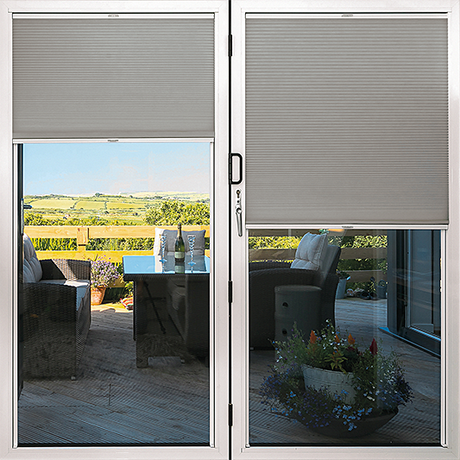 Duette® TruFit® Room Darkening Agate Grey - Blinds4All.co.uk