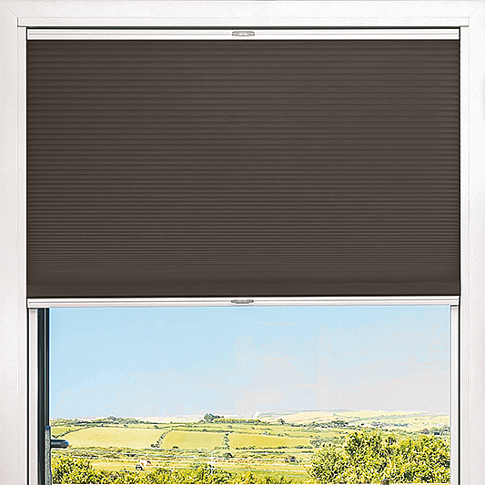 Duette® TruFit® Room Darkening Choclat - Blinds4All.co.uk