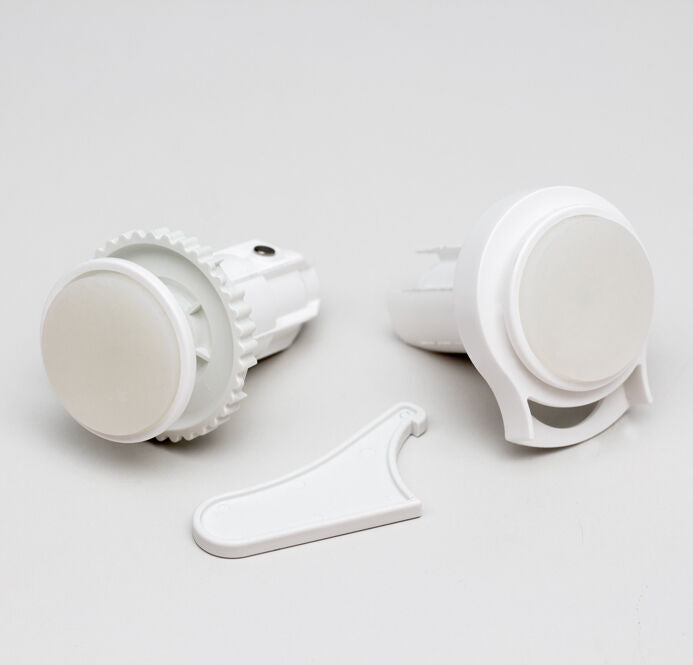 Splash Grey Whisper Twist Fit Roller Blind