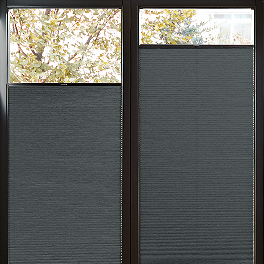 Duette® MultiFit Sample - Room Darkening Raven - Blinds4All.co.uk
