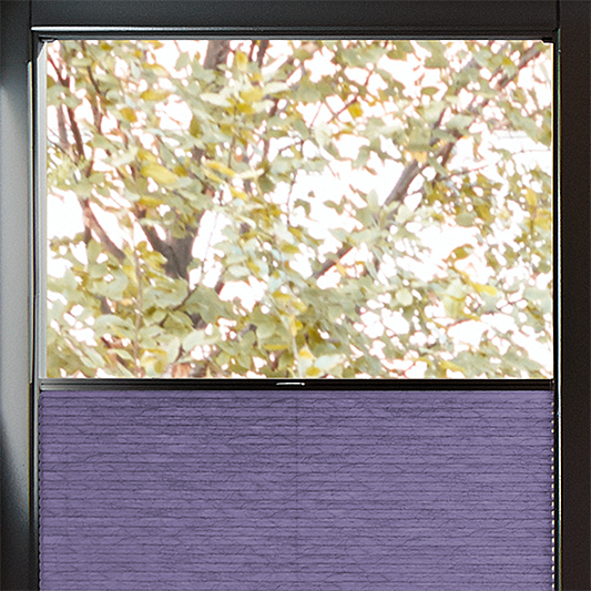 Duette® MultiFit Sample - Room Darkening Rich Amethyst - Blinds4All.co.uk