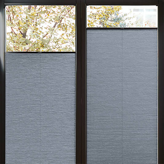 Duette® MultiFit Sample - Room Darkening Pearl Light Grey - Blinds4All.co.uk