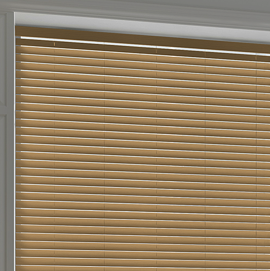 Desert Oak 50mm - Battery Powered Tilt - Blinds4All.co.uk