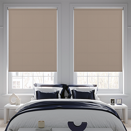 Palette FR Sand Roller Blind - Battery Powered - Blinds4All.co.uk