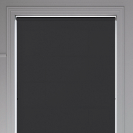 Palette FR Black Roller Blind - Battery Powered - Blinds4All.co.uk