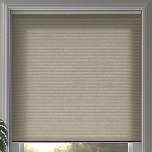 Duette® SmartCord® Sample - Dim Out Oyster - Blinds4All.co.uk