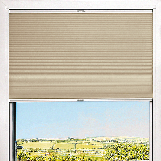 Duette® TruFit® Sample - Dim Out Papyrus - Blinds4All.co.uk
